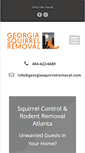 Mobile Screenshot of georgiasquirrelremoval.com